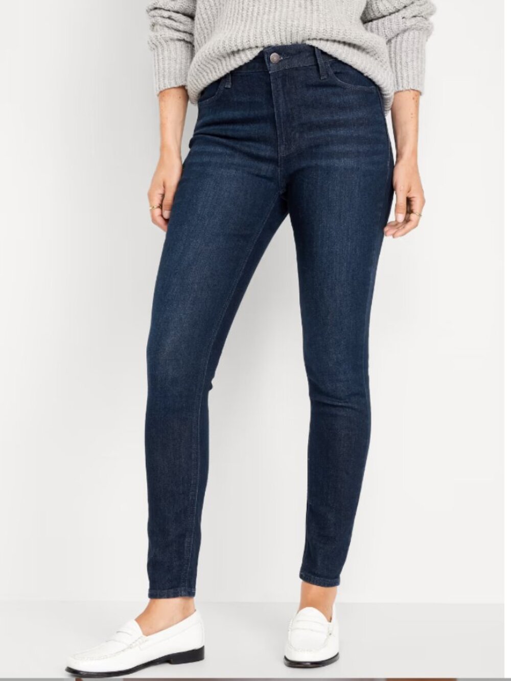 NWOT! High Rise, Super Skinny-Mid Wash Jeans